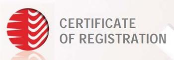 valley tool certificate of registration